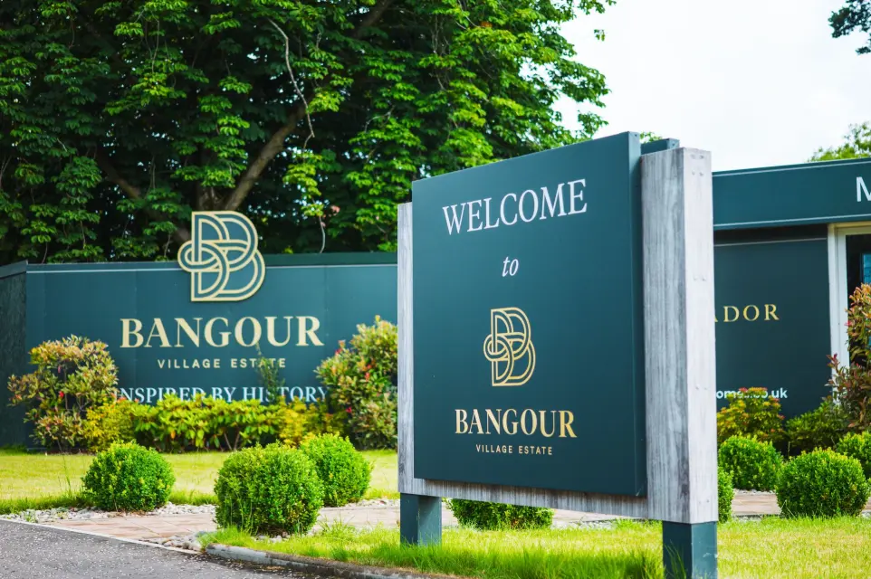entrance signage