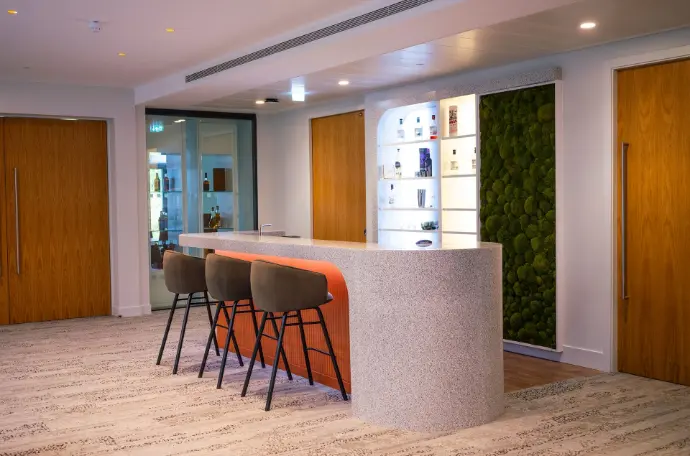 Bar with Bespoke Cabinetry 