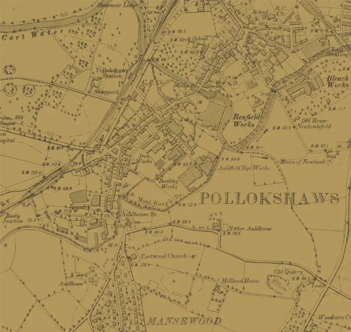 bespoke decorative map