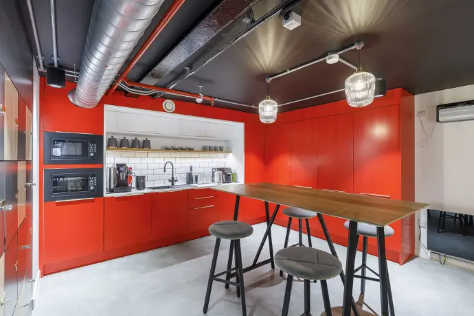 bespoke tea prep area